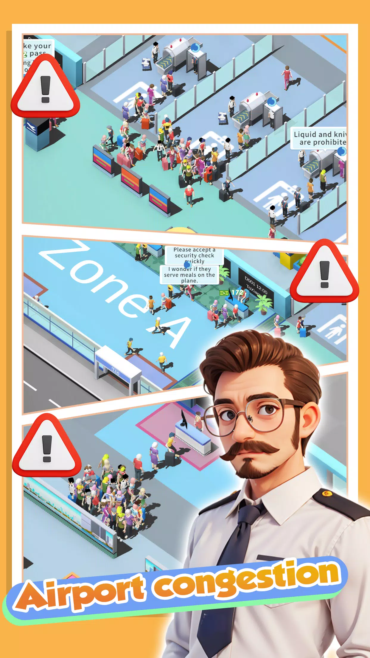 Happy Airport：Simulator Скриншот 0