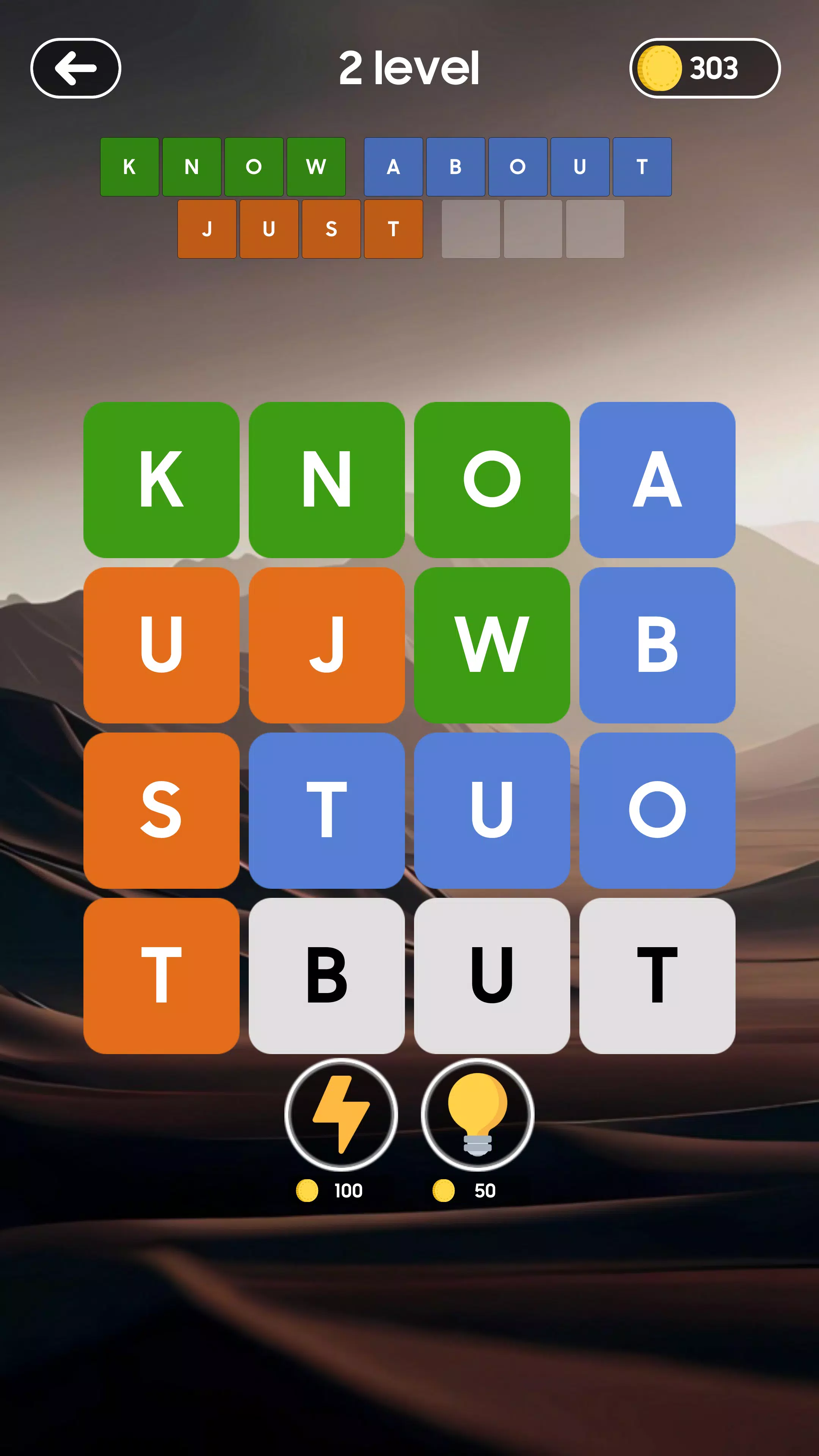 Fillwords - Crossword game 스크린샷 2
