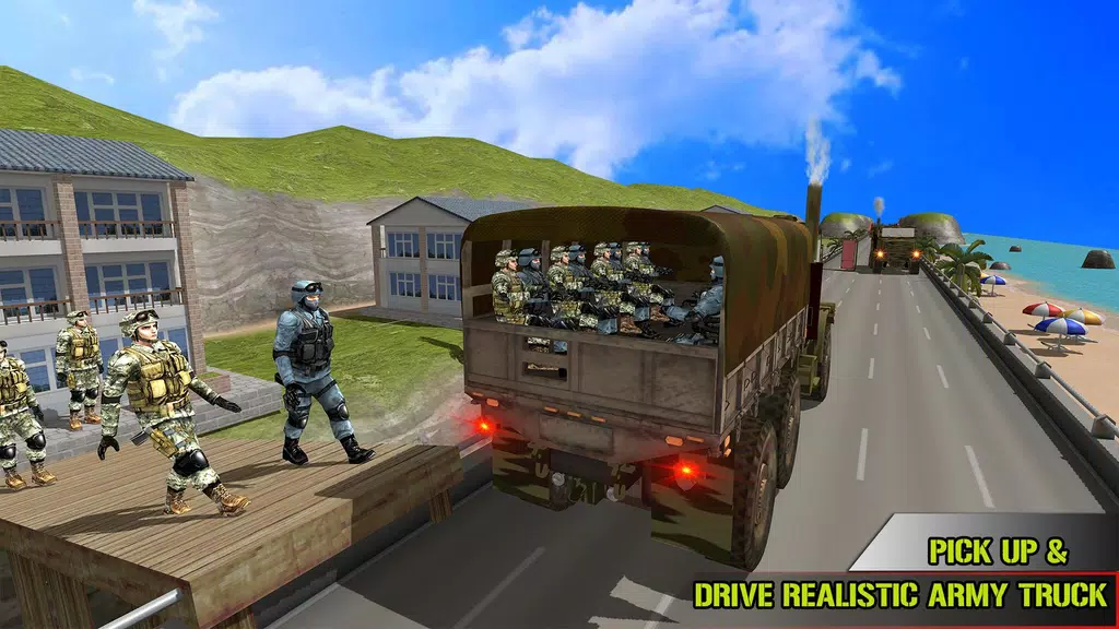 US Army Transporter Truck Game應用截圖第0張