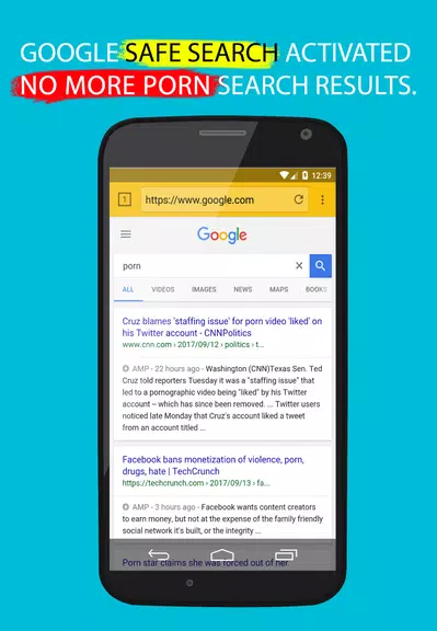 Porn Blocker: Safe Search Capture d'écran 0