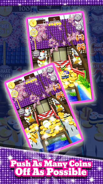 Coin Japan Pusher Fever Mania 스크린샷 2