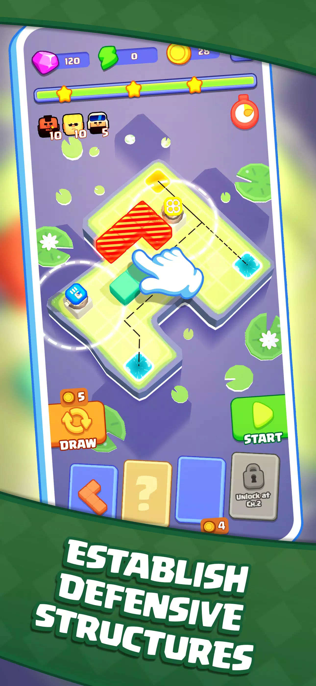 Block Blast: Tower Defense Capture d'écran 2