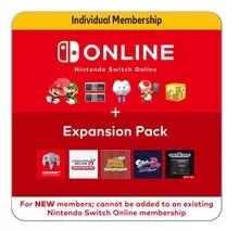 Nintendo Switch Online 12 mois Adhésion individuelle + Pack d'extension Carte Egift