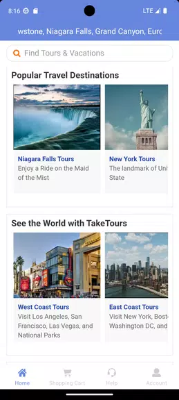 TakeTours – Book Tours online スクリーンショット 0