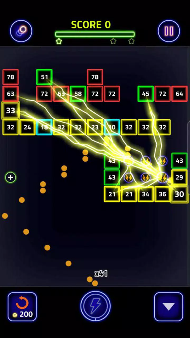 Brick Breaker Glow Capture d'écran 2