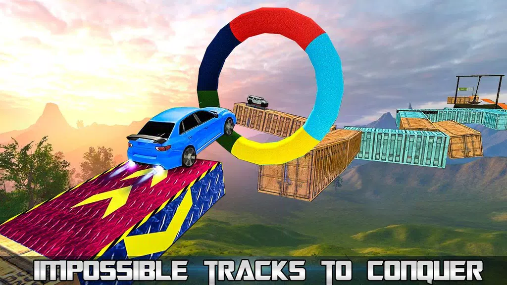 Impossible Car Stunts Скриншот 0