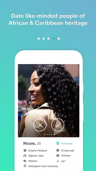 Africlick - African Black Dating & Networking App Captura de pantalla 1