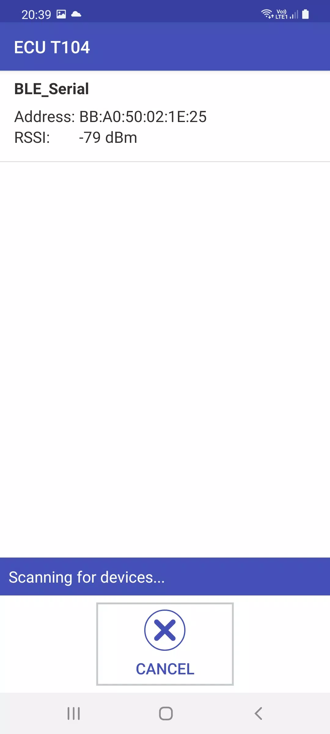 ECU T104 Captura de tela 1