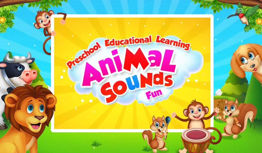 Learning Animal Sounds Games スクリーンショット 0