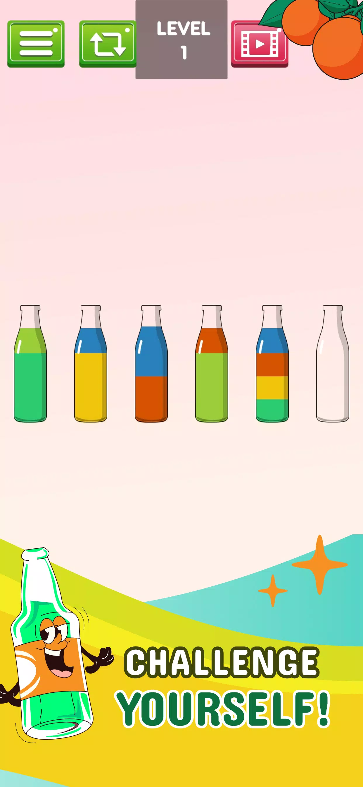 Soda Water Sort Puzzle: Color Capture d'écran 2