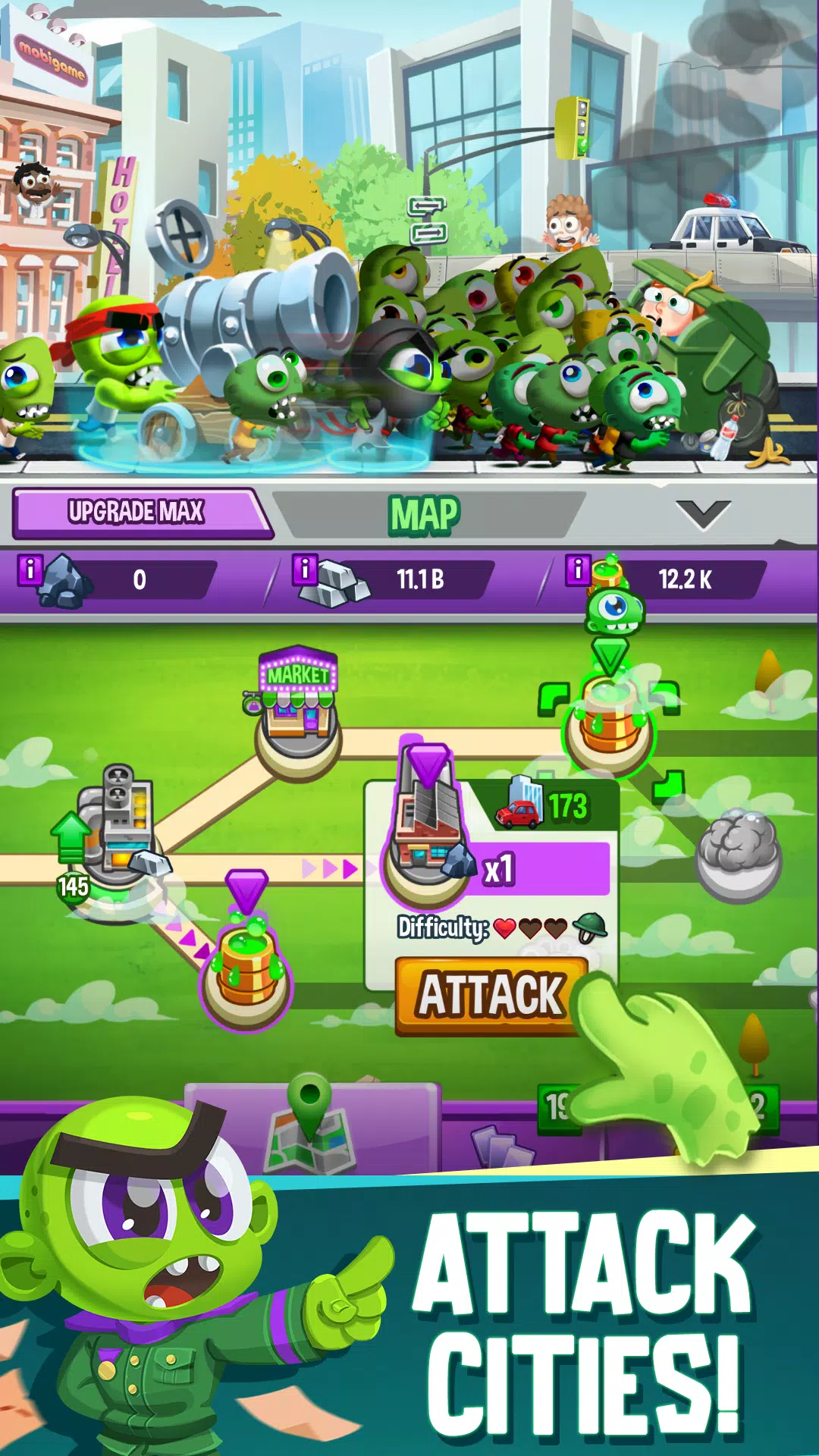 Idle Rush : Zombie Tsunami應用截圖第2張