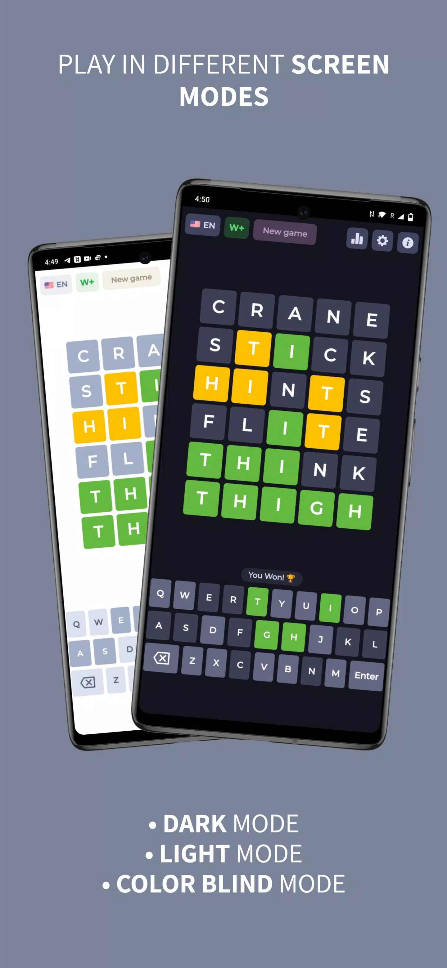 Wordy - Word Puzzle Game Capture d'écran 2