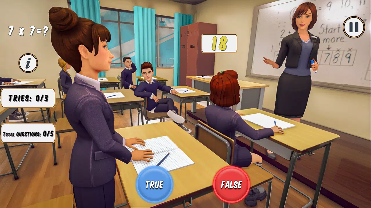 High School Teacher Simulator Captura de pantalla 1