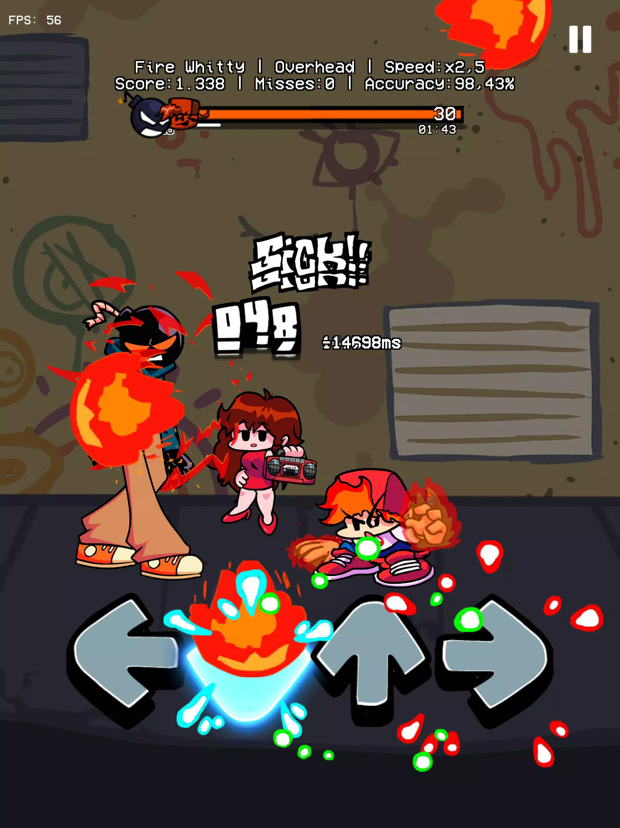 Music Battle Fire Fight Whitty Capture d'écran 3