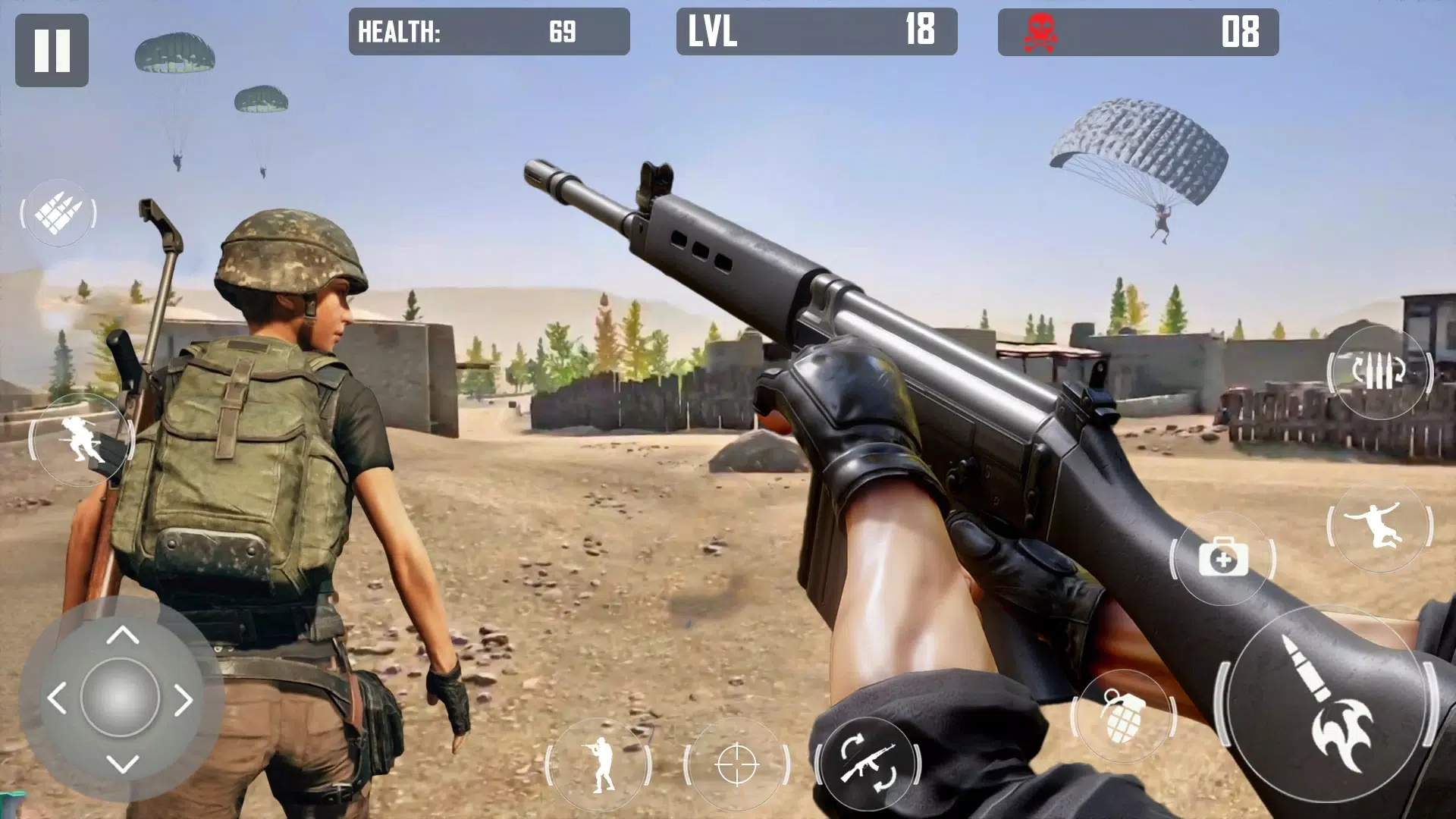 Squad Fire Gun Games - Battleg Captura de tela 2