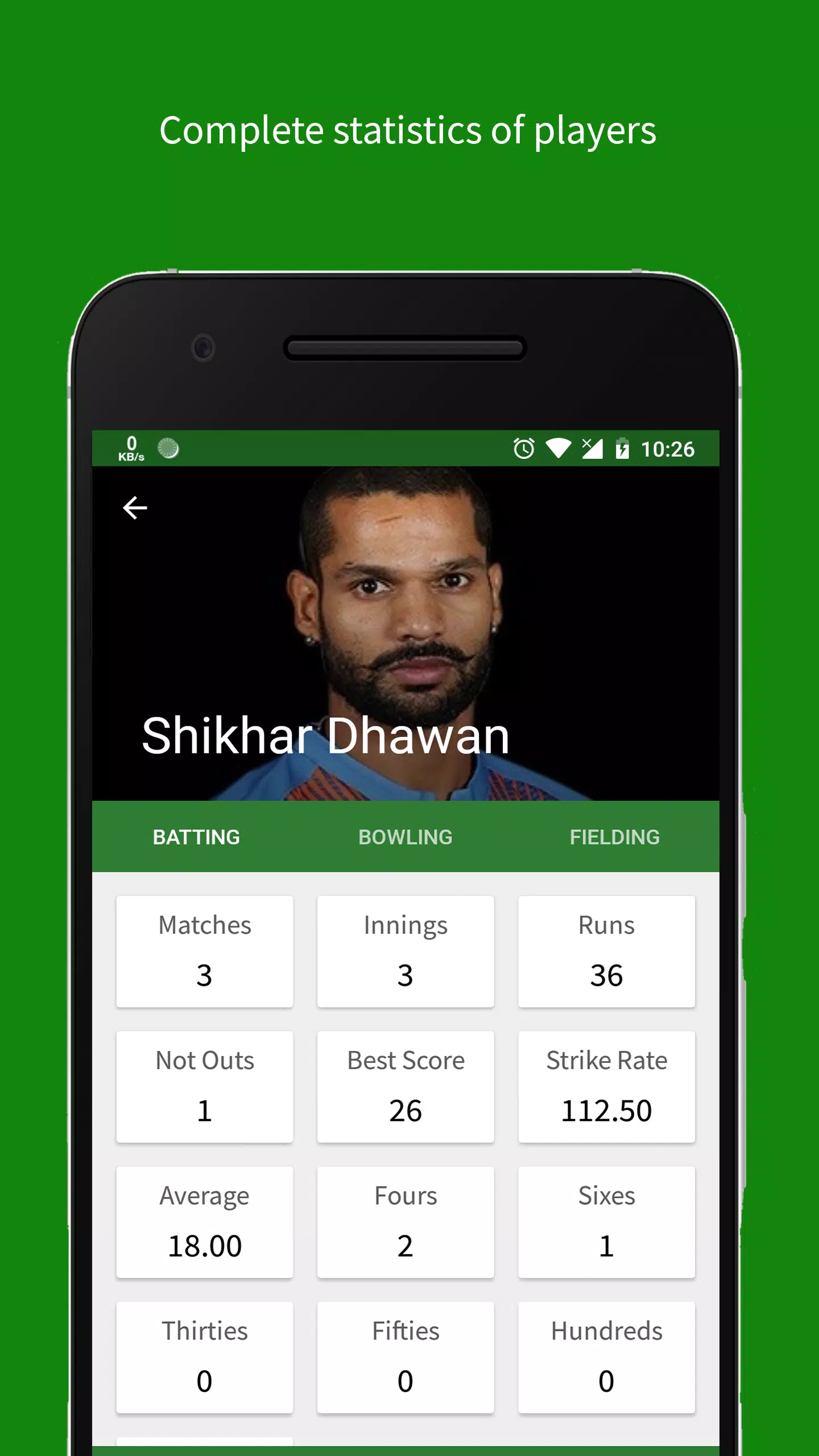 Cricket Scorer应用截图第3张