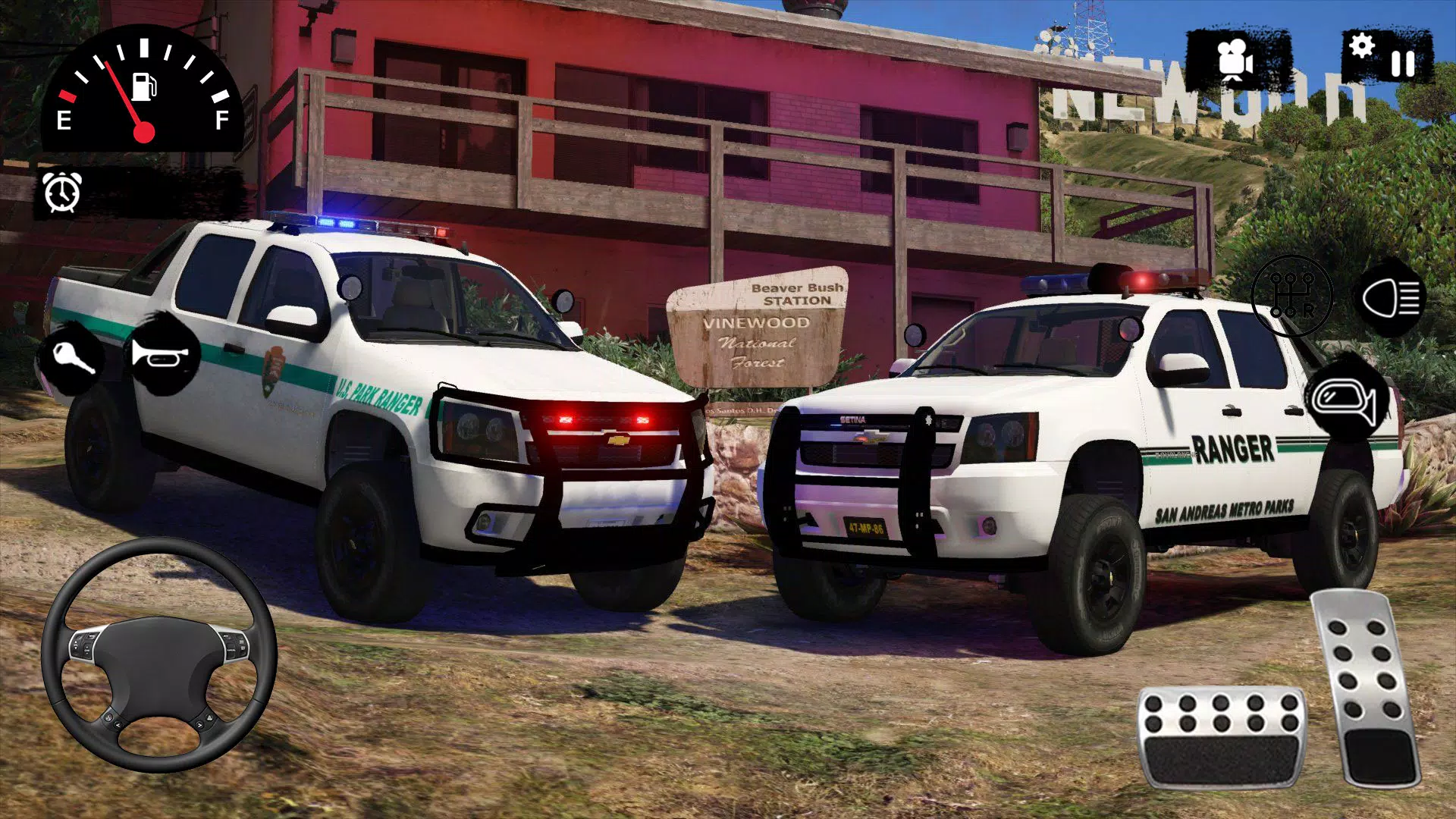 Offroad Police Truck Drive 3D Скриншот 2