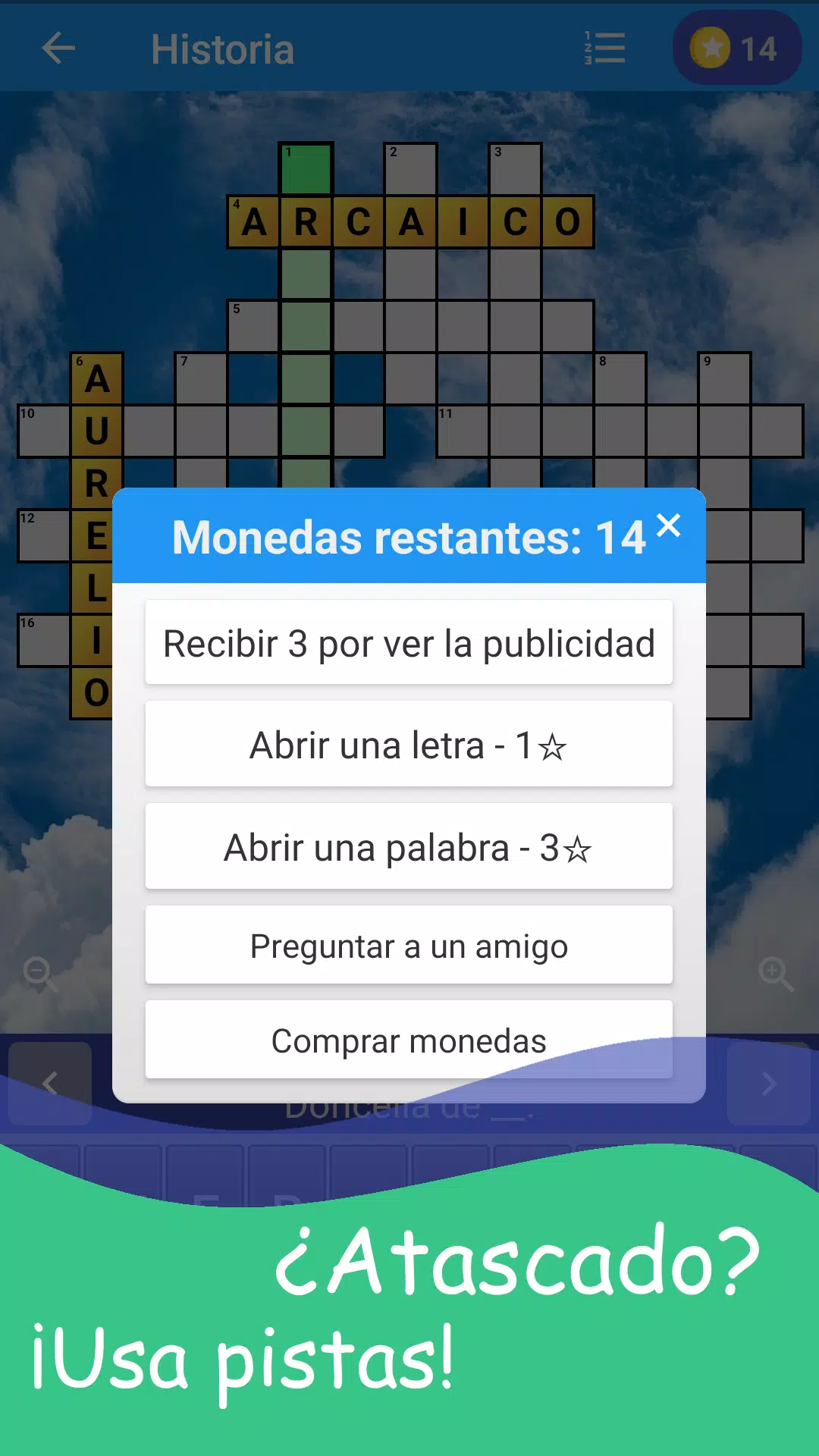 Crucigrama en español 스크린샷 3