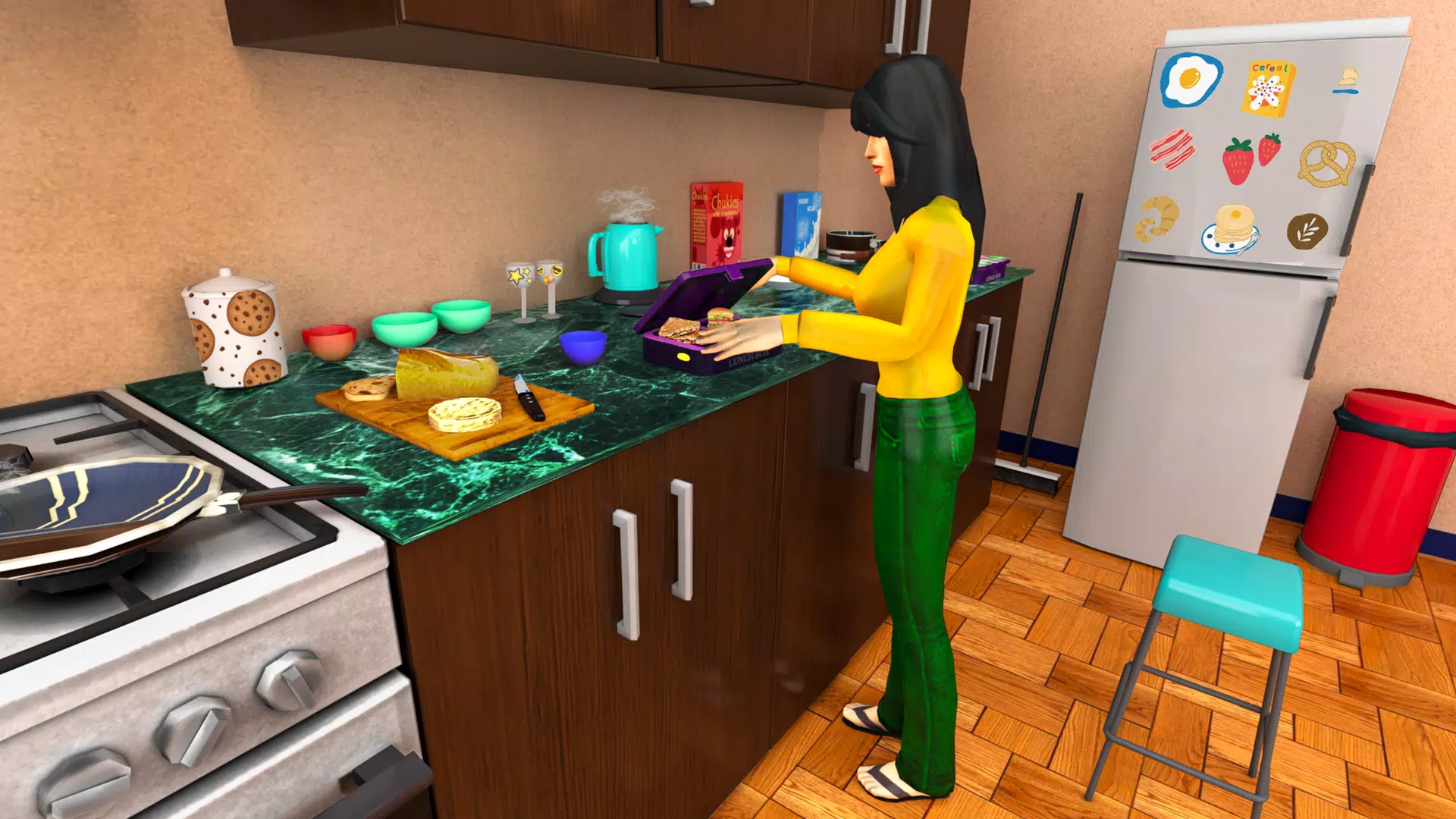 Virtual Mother Single Mom Sim スクリーンショット 1
