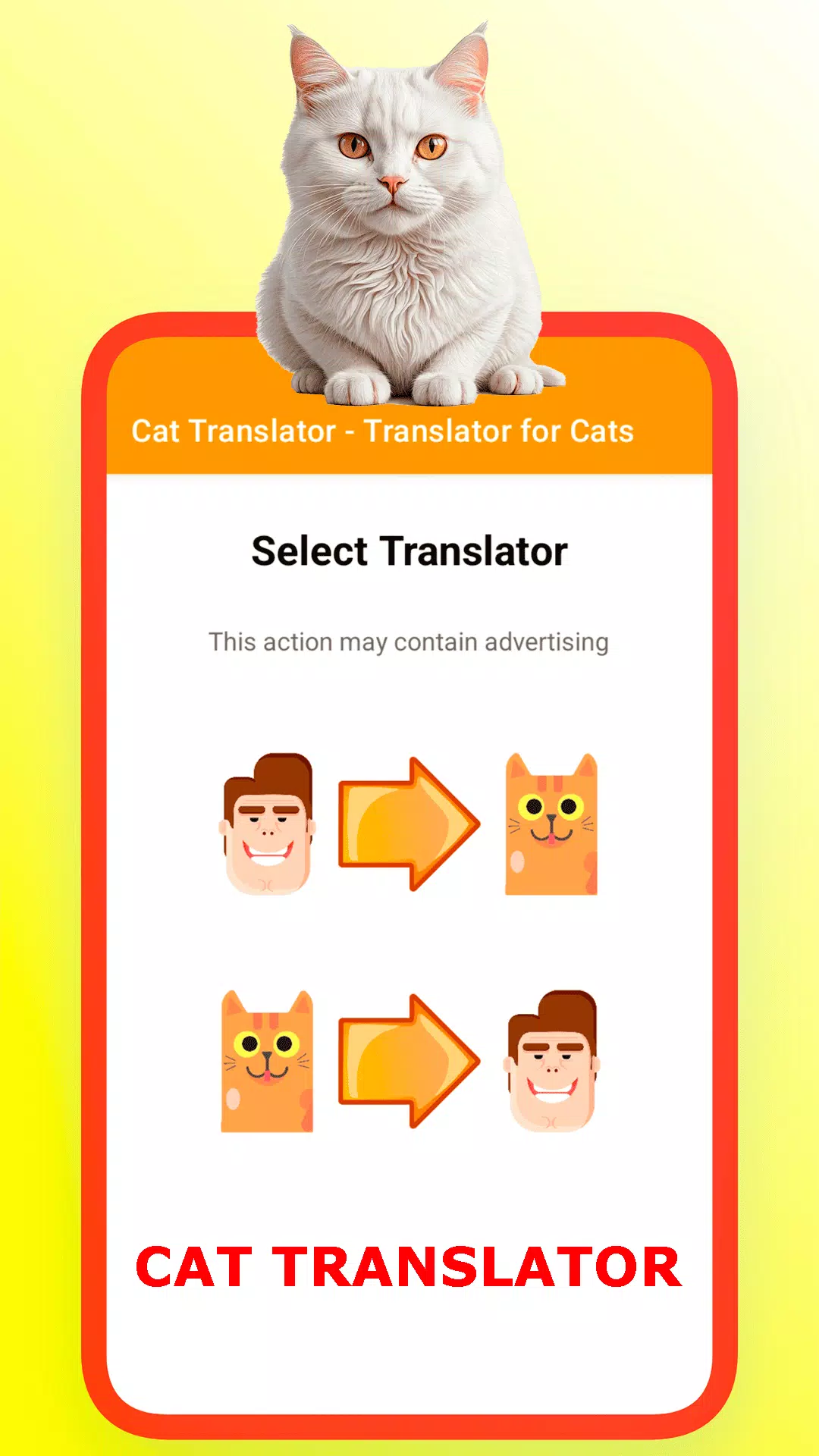 Translator for Cats Prank Captura de pantalla 1