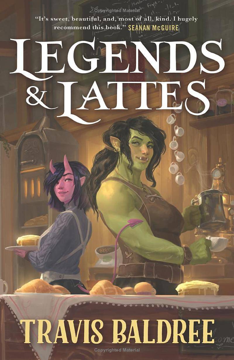 Portada del libro de Legends & Lattes