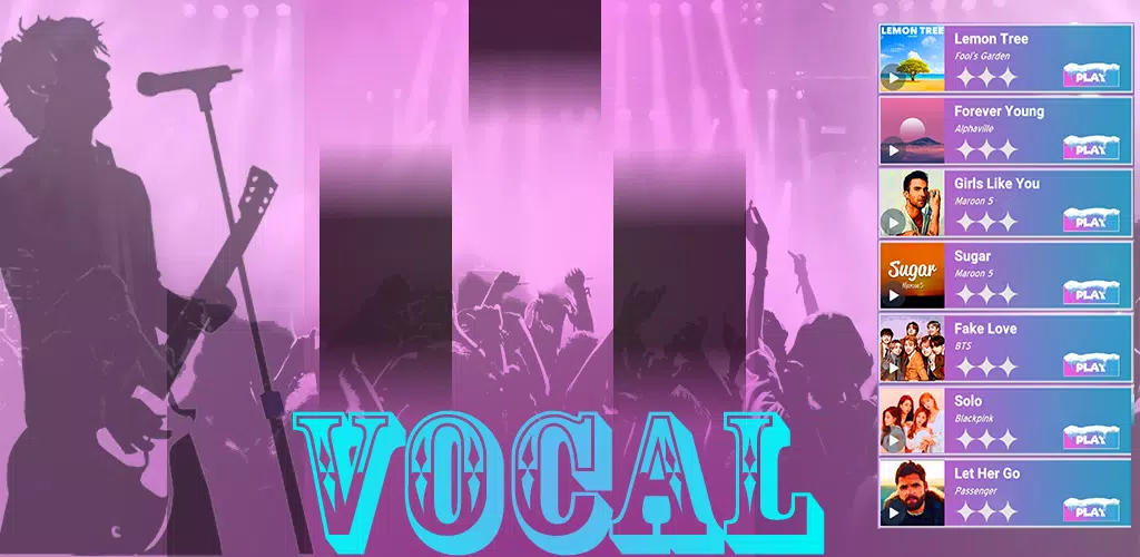 Music Vocal Piano Games Captura de pantalla 0