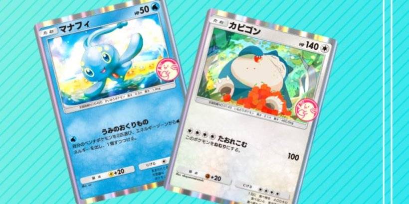 Manaphy and Snorlax Star inPokémonTCGPocket的最新奇迹选秀活动