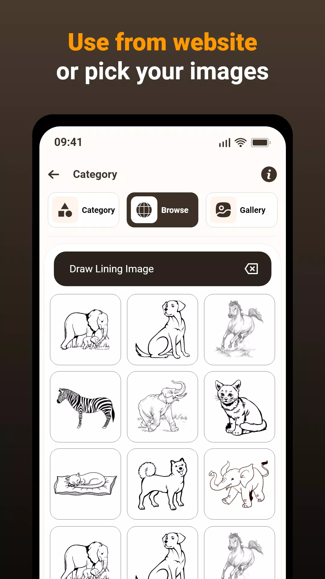 Drawing - Draw, Trace & Sketch Capture d'écran 3