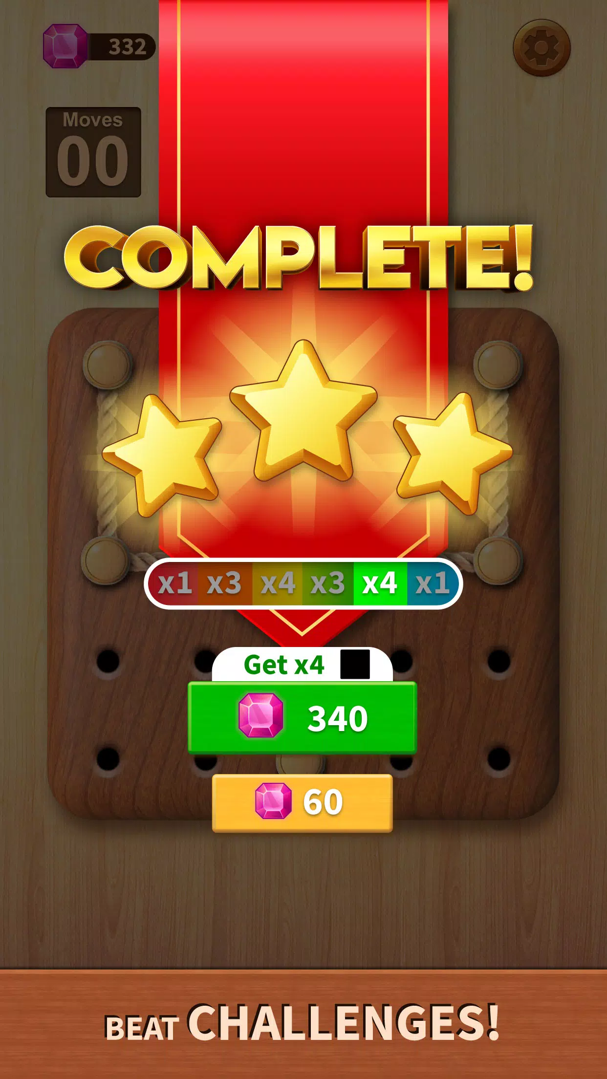 Rope Puzzle: Wooden Rope Games Captura de pantalla 2