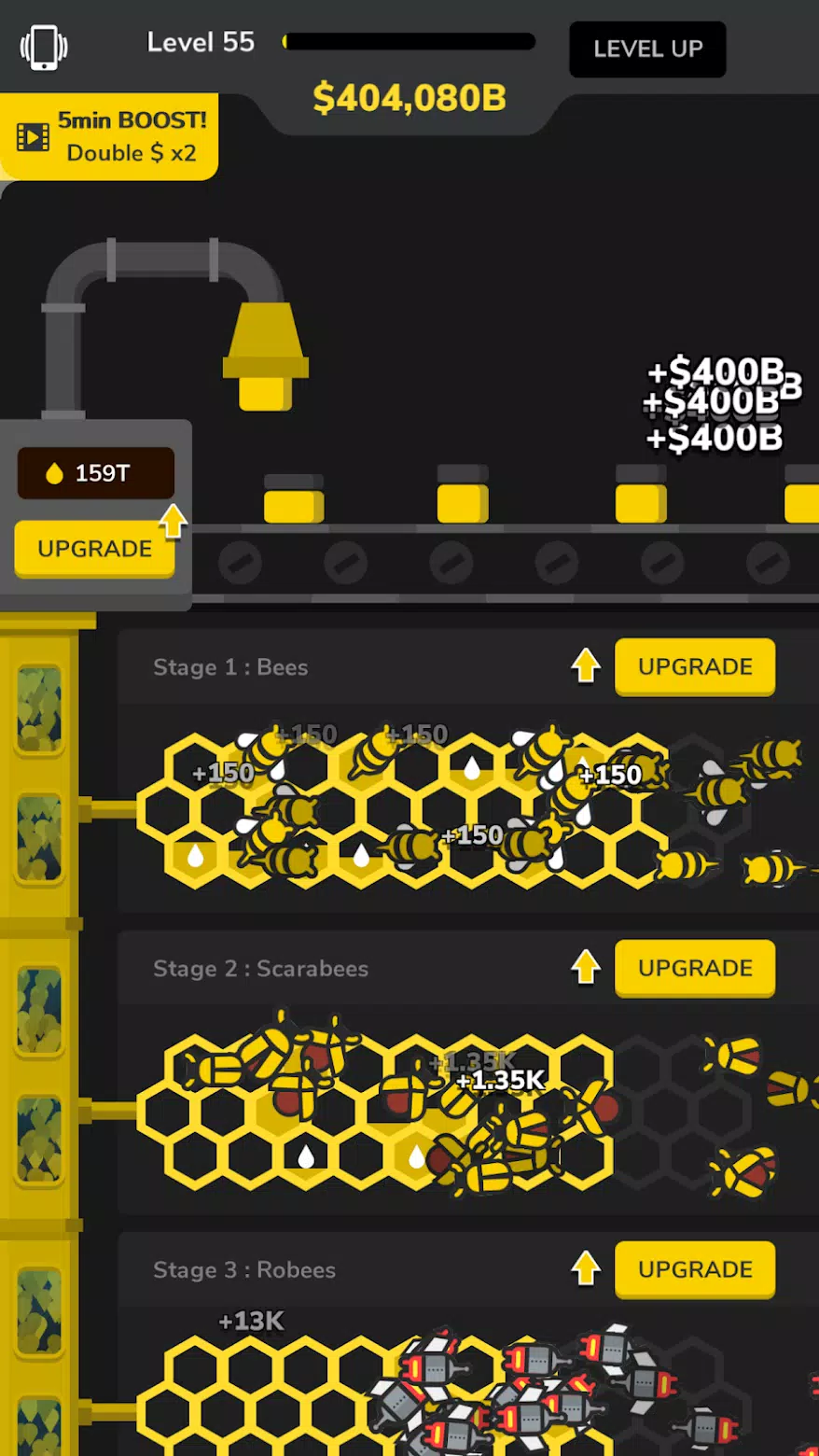 Idle Bee Factory Tycoon應用截圖第2張
