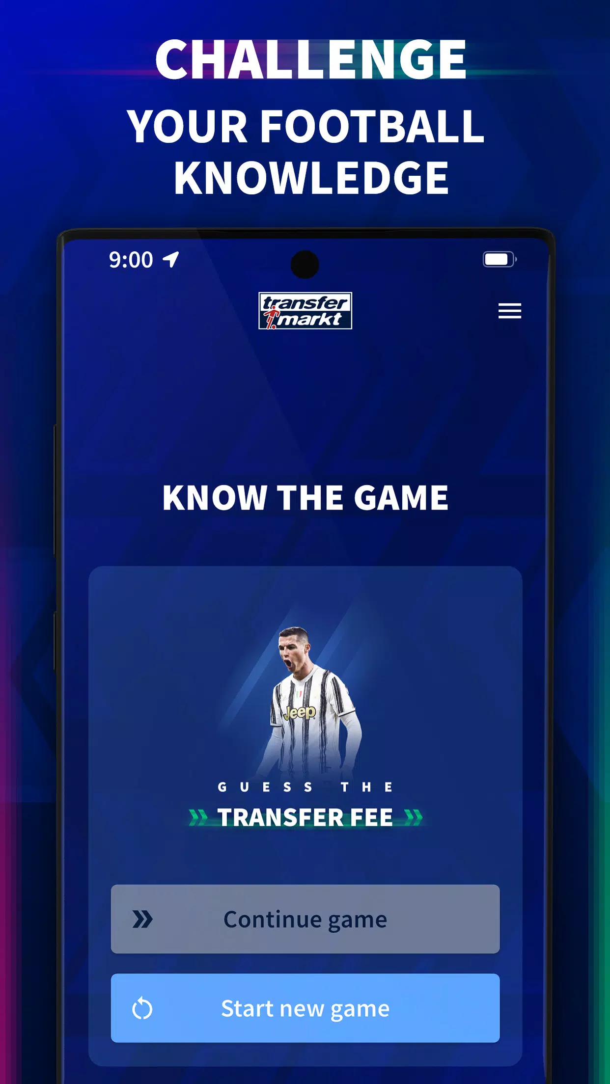 Transfermarkt: Football Quiz Captura de tela 0