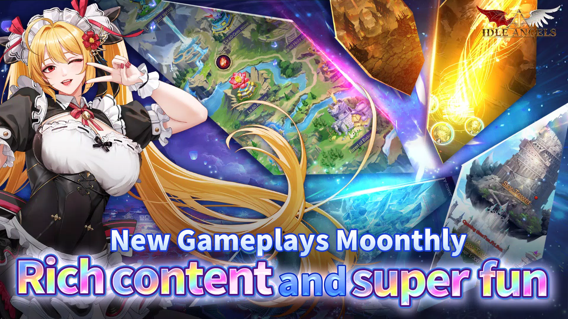Idle Angels: Goddess' Warfare スクリーンショット 3