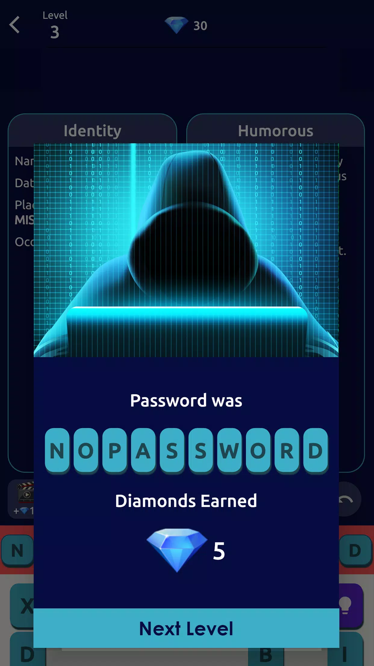 Cyber Hacker Bot Hacking Game Capture d'écran 2