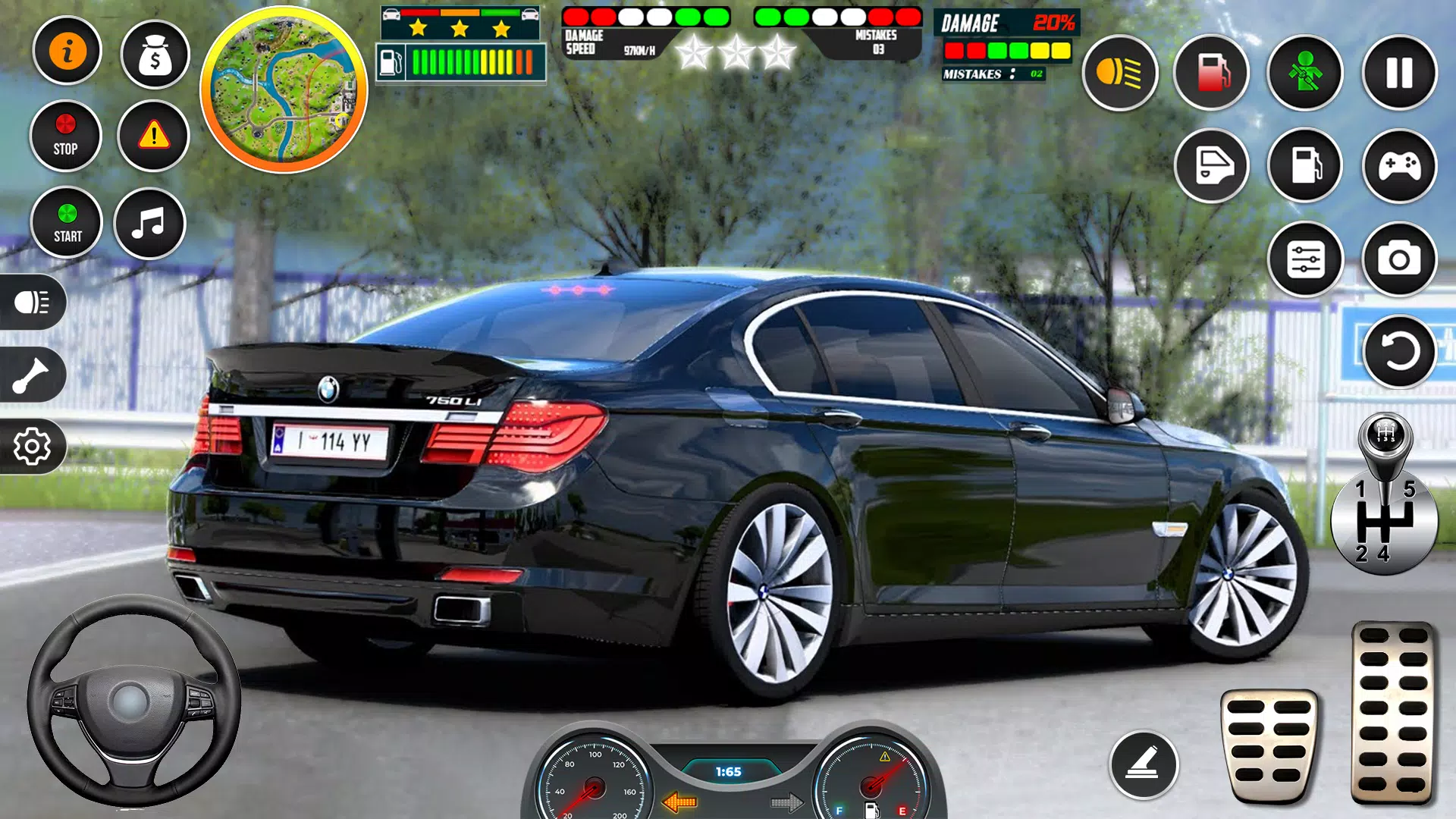 Classic Car Drive Parking Game Captura de tela 2