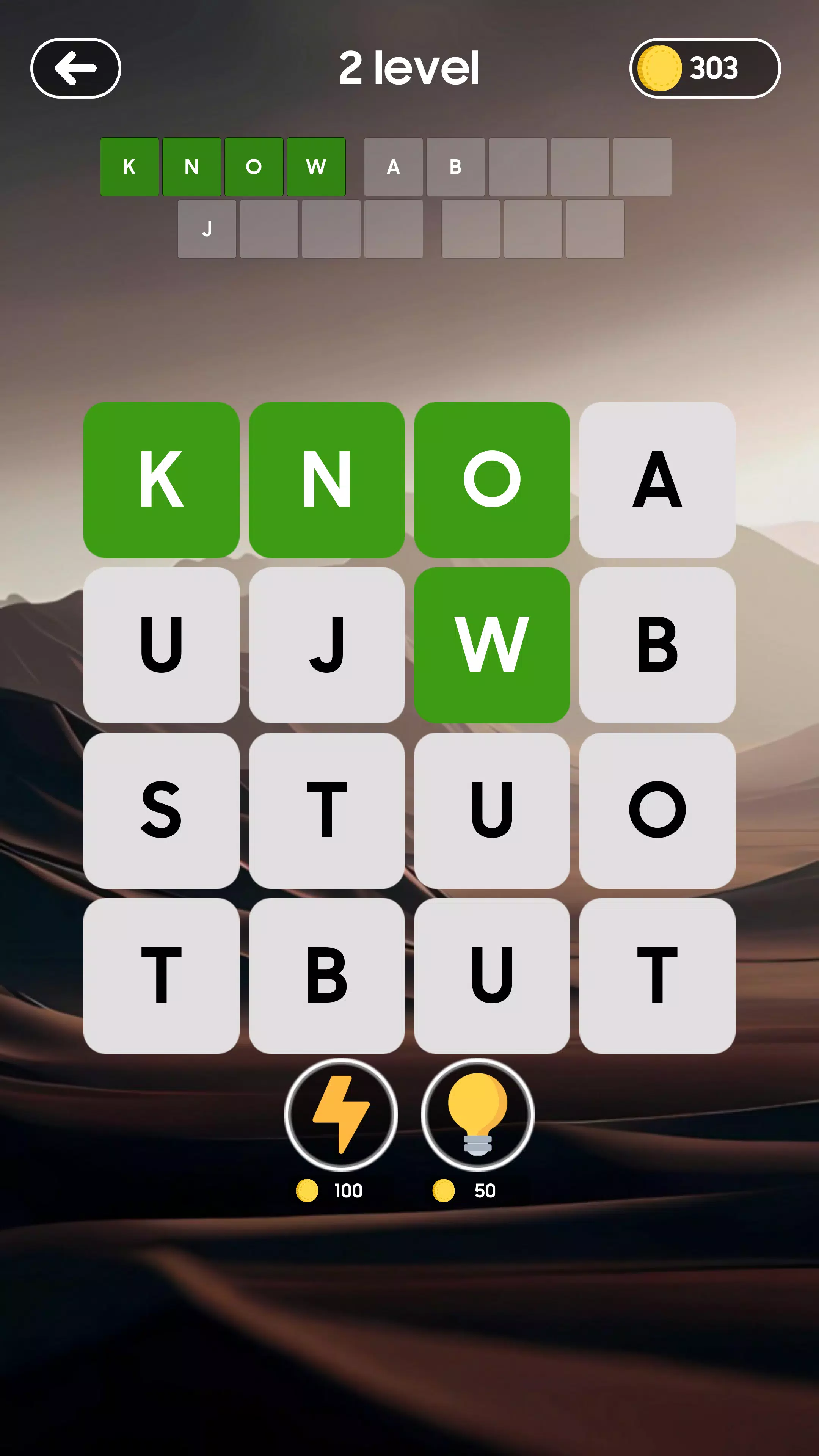 Fillwords - Crossword game 스크린샷 0
