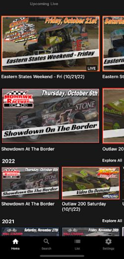 Schermata Dirt Track Digest TV 1