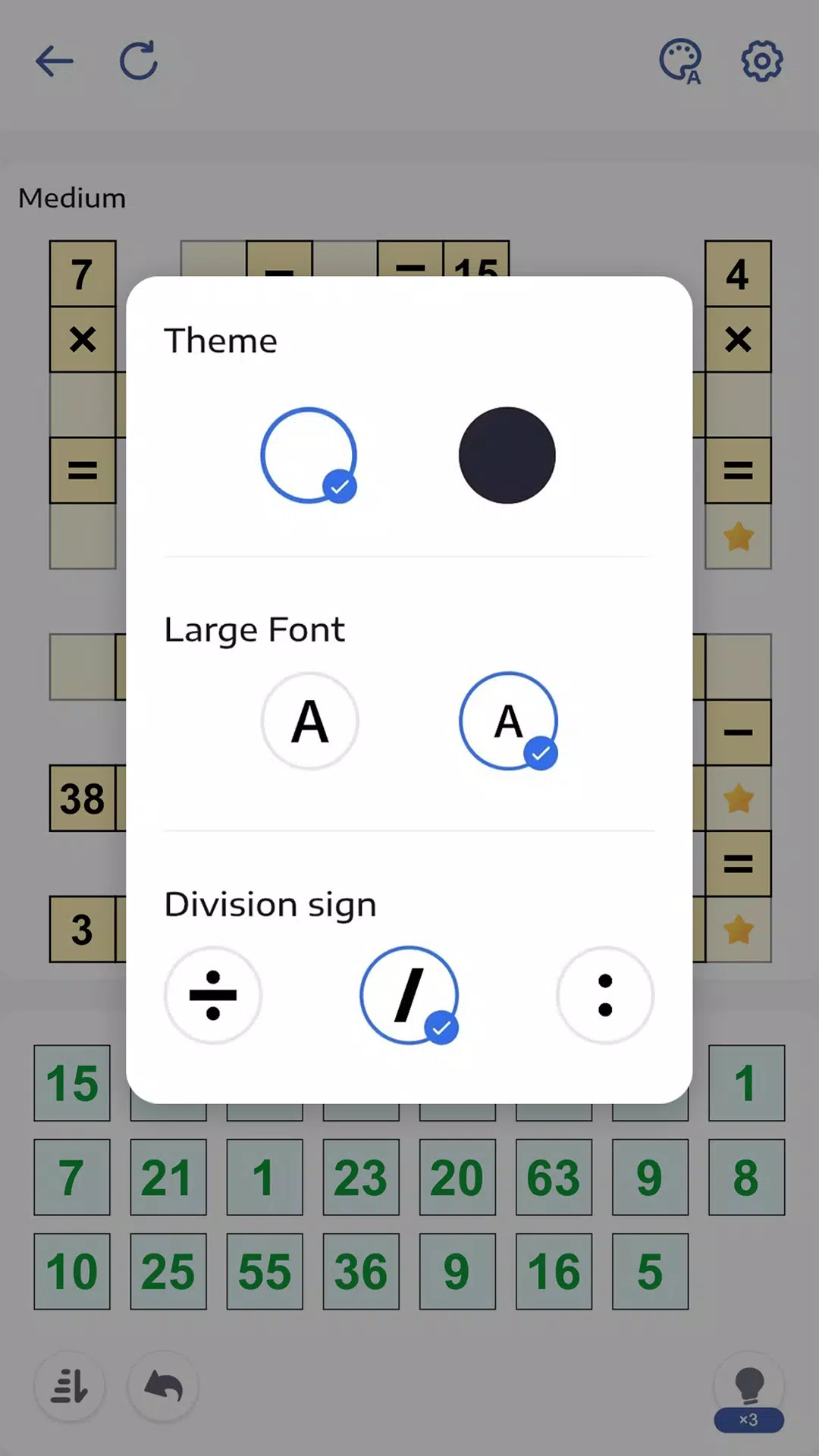 Crossmath - Math Puzzle Games應用截圖第3張