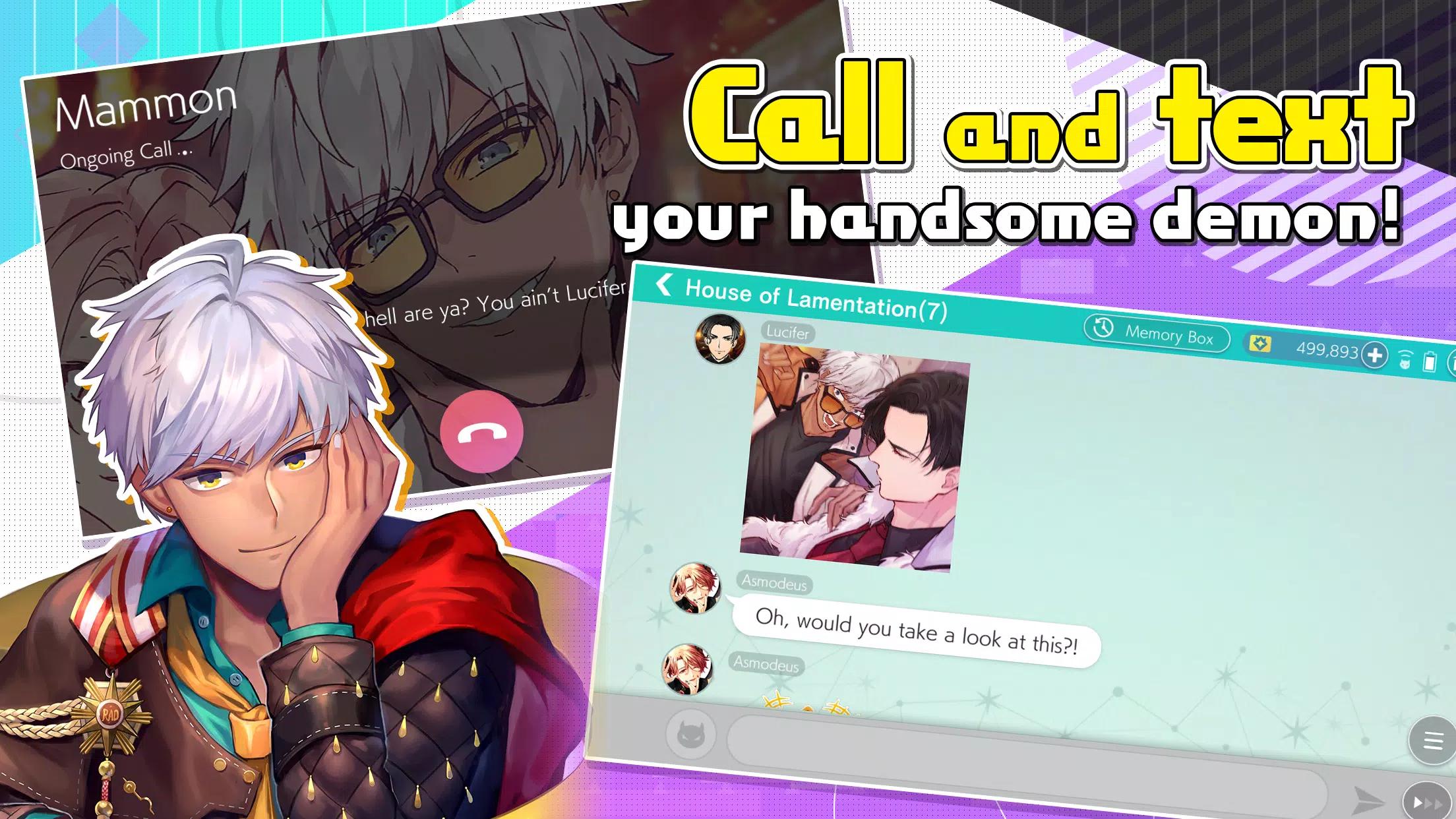 Obey Me! Anime Otome Sim Game Captura de pantalla 0