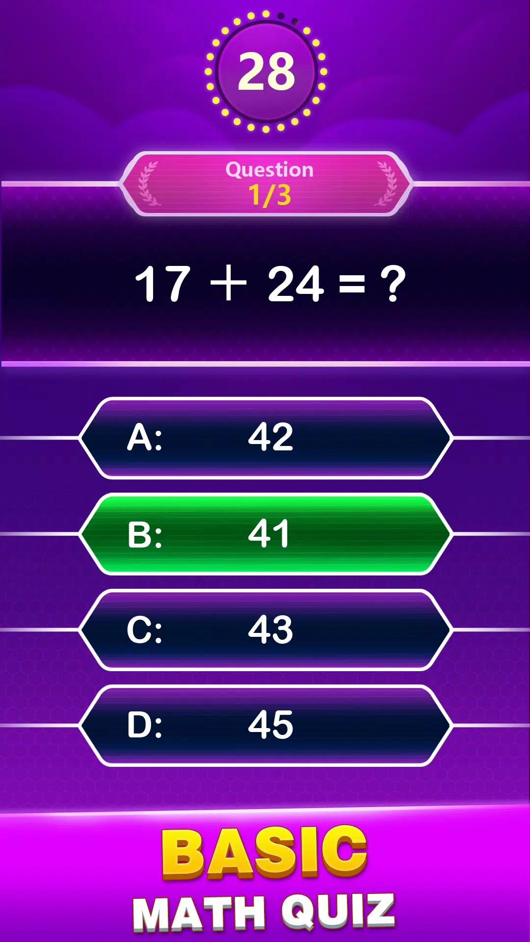 Math Trivia Captura de pantalla 0