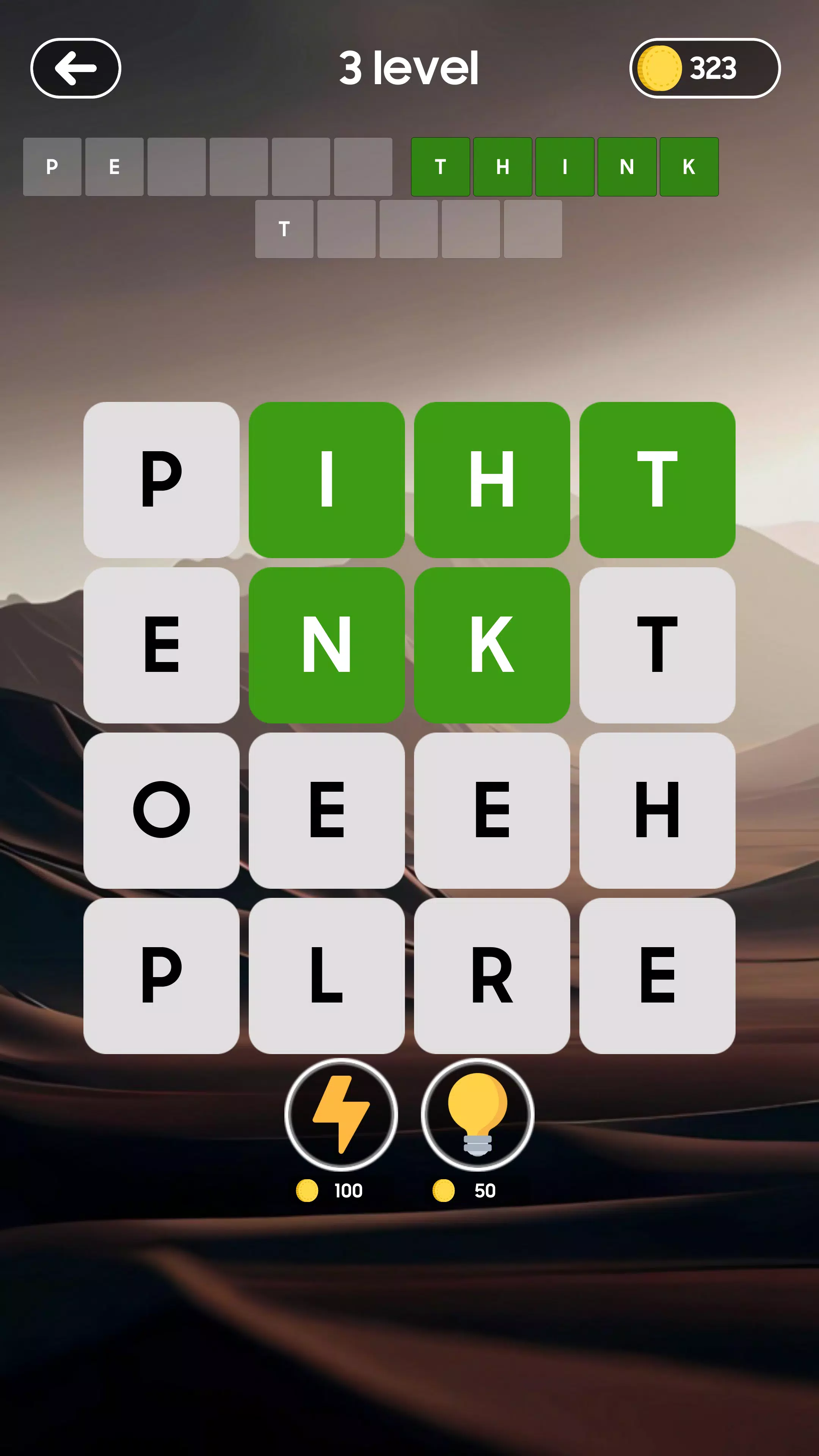 Fillwords - Crossword game 스크린샷 3