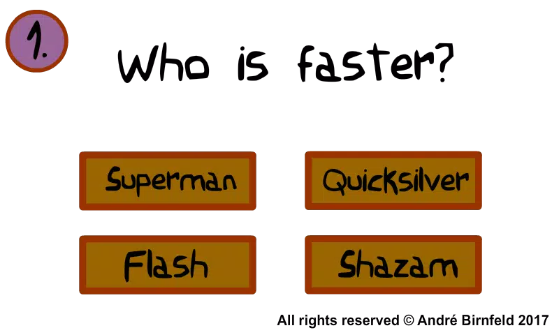 Genius Quiz Heroes Скриншот 1