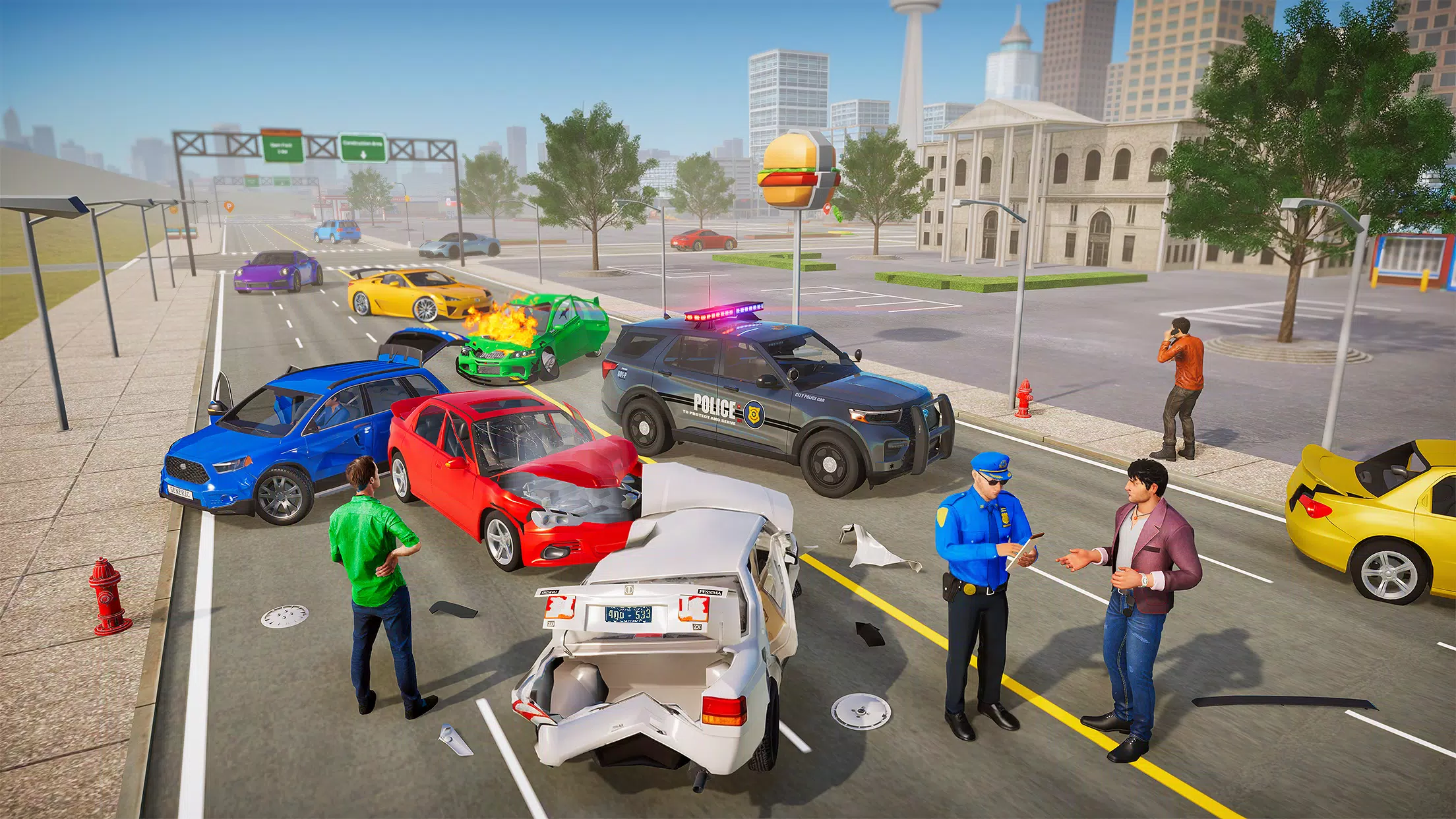 Openworld Police Cop Simulator Captura de pantalla 2