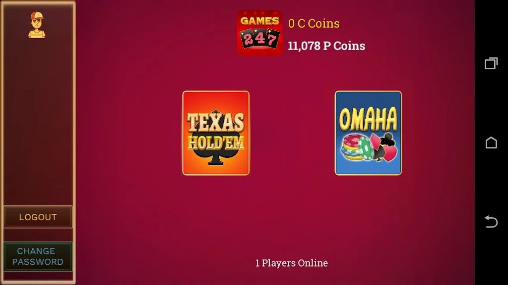 Games247 Casino Captura de pantalla 1