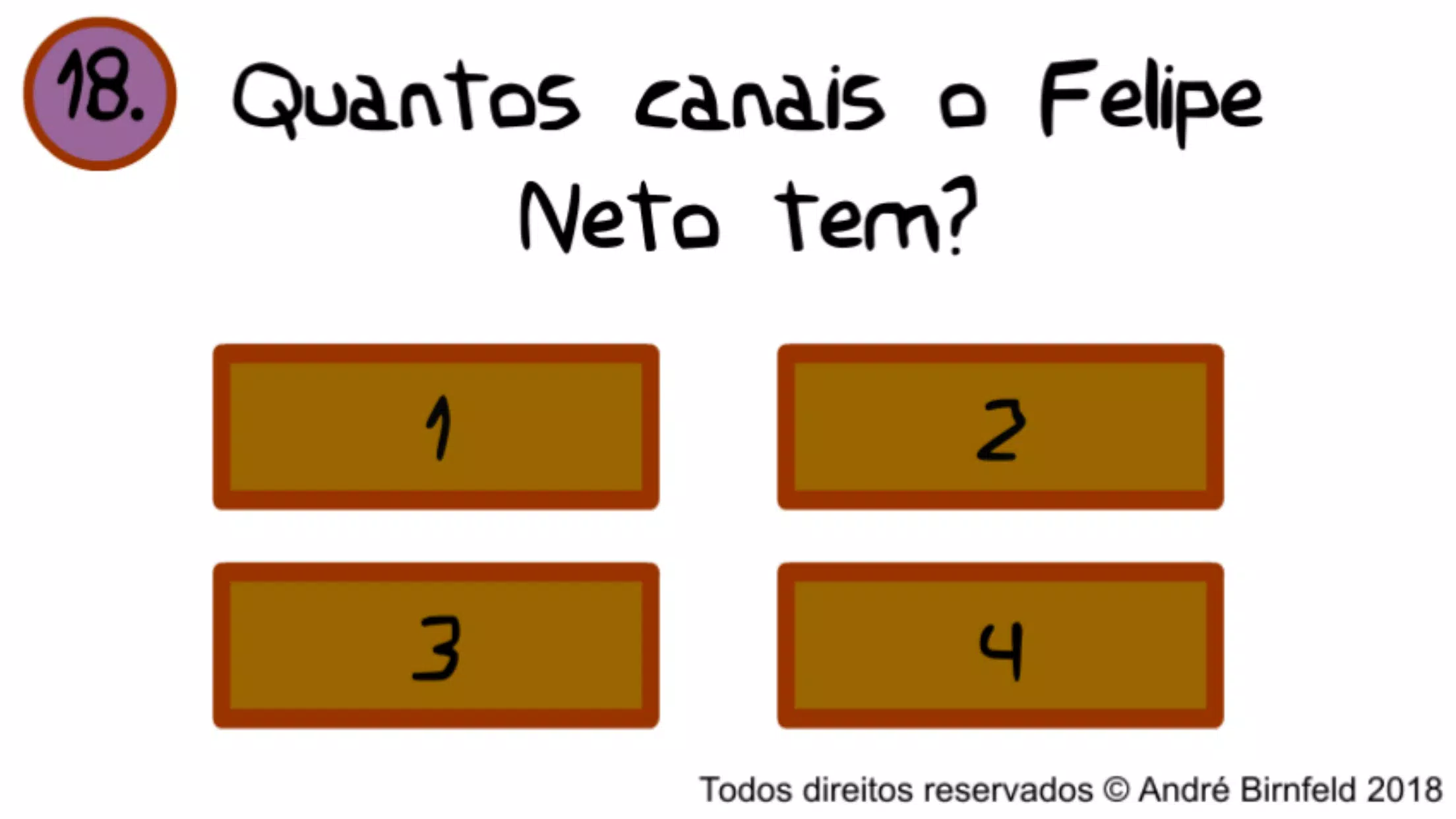 Gênio Quiz Felipe Neto Capture d'écran 1