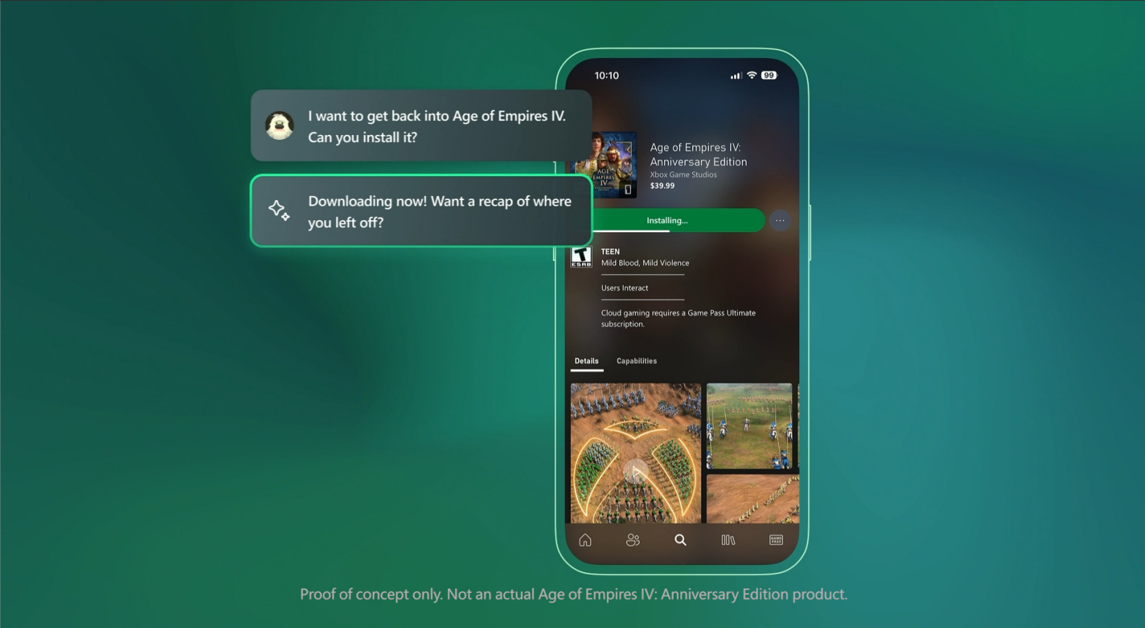 Microsoft для интеграции AI Copilot AI в приложение и игры Xbox