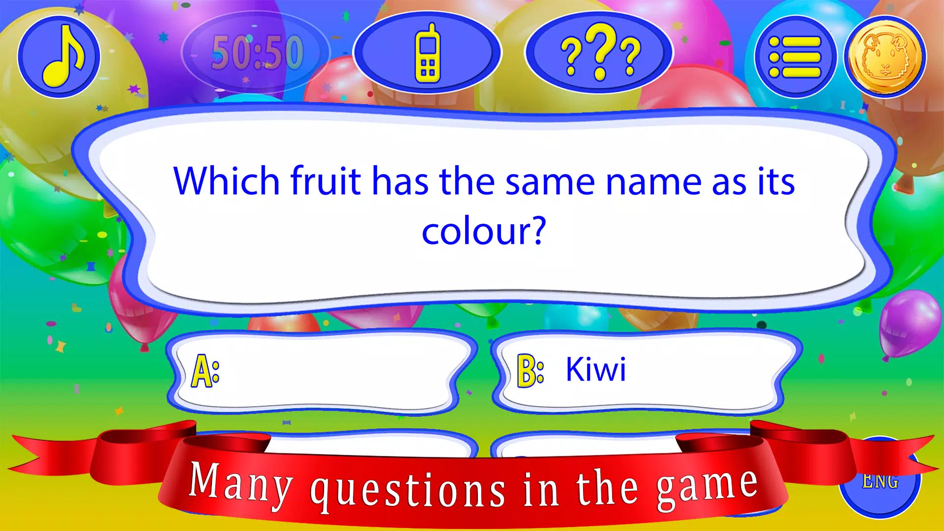 Kids Quiz Games: Millionaire應用截圖第3張