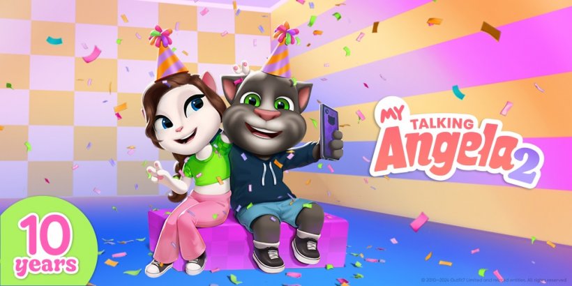 Il mio parlante Angela 2 segna il decimo anniversario con evento della festa di amici