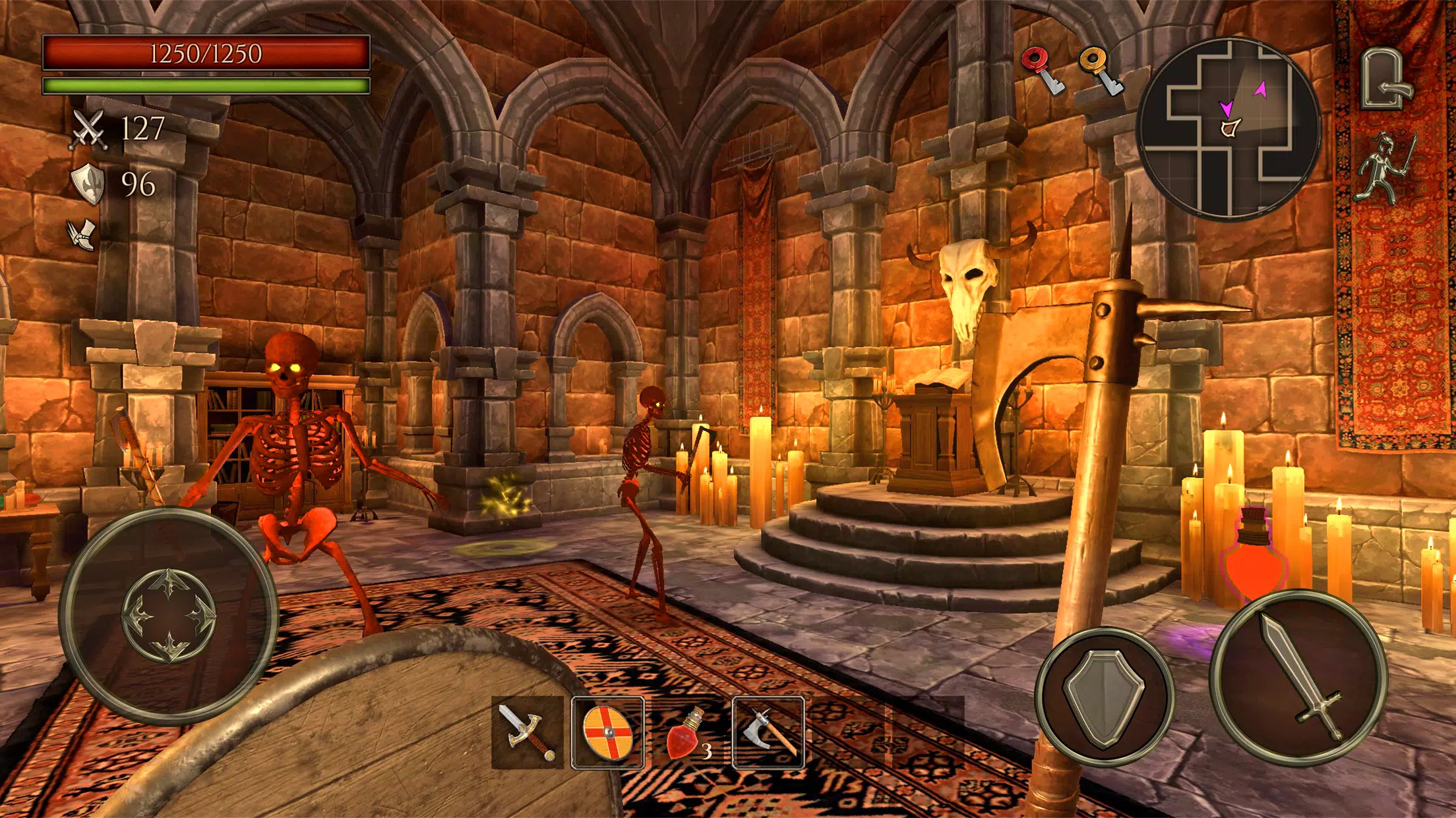 Ghoul Castle 3D - Action RPG應用截圖第2張
