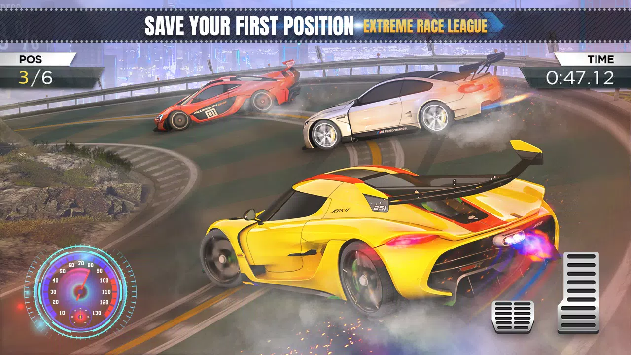 Crazy Speed Car Racing Offline Captura de tela 1