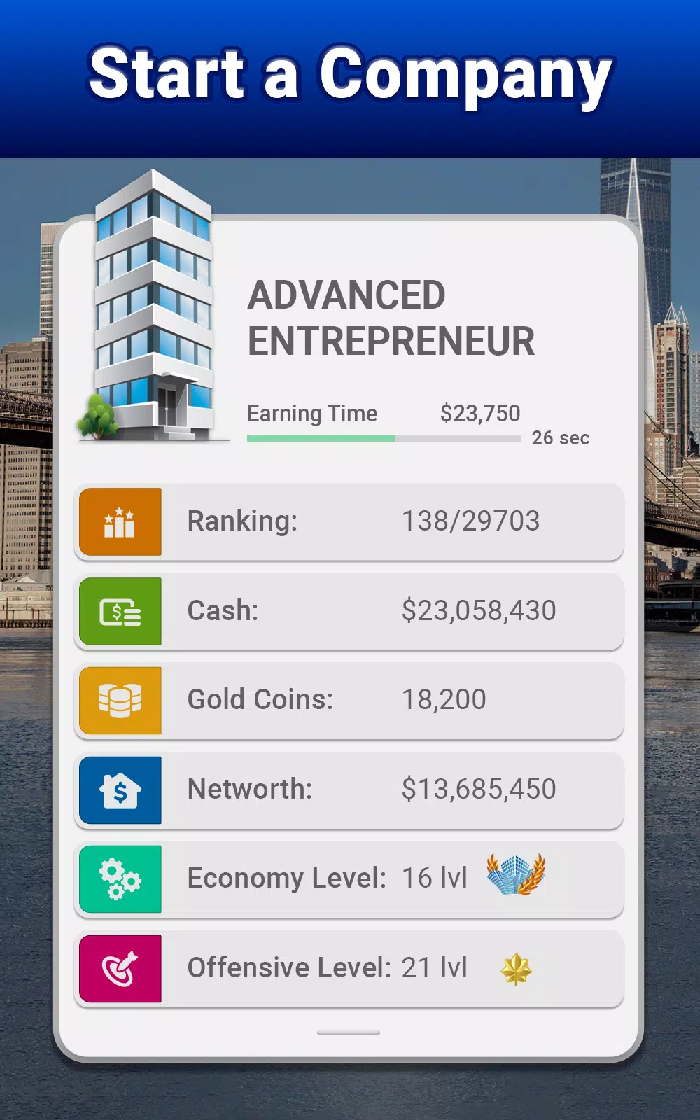 Tycoon - Business Empires Game スクリーンショット 0